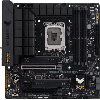 Материнская плата ASUS TUF GAMING B760M-PLUS WIFI D4 LGA1700 4xDDR4 4xSATA3 2xM.2 RAID HDMI DP mATX - Metoo (1)
