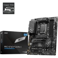Материнская плата MSI PRO B760-P DDR4 II LGA1700 4xDDR4 4xSATA3 RAID 2xM.2 HDMI DP ATX