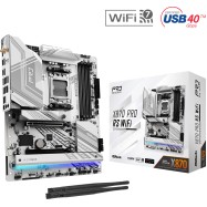 Материнская плата ASRock X870 PRO RS WIFI AM5 4xDDR5 4xSATA3 3xM.2 1xHDMI 2xType-C ATX