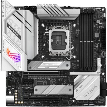 Материнская плата ASUS ROG STRIX B760-G GAMING WIFI LGA1700 4xDDR5 4xSATA3 2xM.2 RAID HDMI DP ATX в Metoo.kz - Metoo (1)