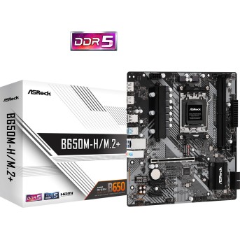 Материнская плата ASRock B650M-H/<wbr>M.2+ AM5 2xDDR5 4xSATA3 2xM.2 HDMI DP mATX - Metoo (1)