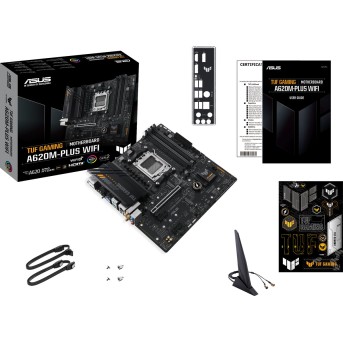 Материнская плата ASUS TUF GAMING A620M-PLUS WIFI AM5 4xDDR5 4xSATA3 RAID 2xM.2 HDMI 2x2DP mATX - Metoo (2)