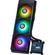 Водяное охлаждение для CPU Lian Li HydroShift LCD 360R Black, 3x120mm, ARGB, G89.GHSLCD36RB.00
