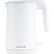 Чайник электрический с двойными стенками GALAXY LINE GL0327, 1800Вт, Объем 1,5 л, 220В/50Гц Белый
