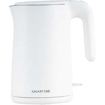 Чайник электрический с двойными стенками GALAXY LINE GL0327, 1800Вт, Объем 1,5 л, 220В/50Гц Белый в Metoo.kz - Metoo (1)