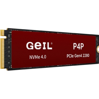 Твердотельный накопитель 1000GB SSD GEIL P4P M.2 2280 PCIe4.0 NVMe R7200MB/<wbr>s W5500MB/<wbr>s P4PDC23C1TBA - Metoo (1)