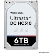 Жесткий диск повышенной надежности HDD 6TB WD ULTRASTAR 256MB 7200RPM SAS 3,5" 0B36047