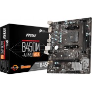 Материнская плата MSI B450M-A PRO MAX AM4 B450 2xDDR4 4xSATA3 1xM.2 DVI HDMI mATX