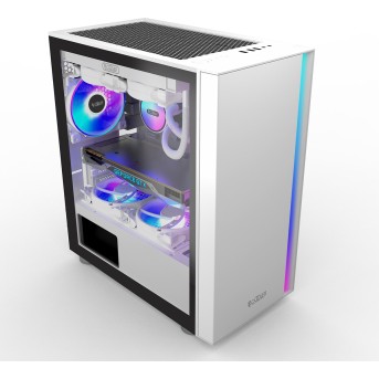 Корпус PCCooler mATX/<wbr>ITX USB3.0, 2xUSB2.0 White - Metoo (2)