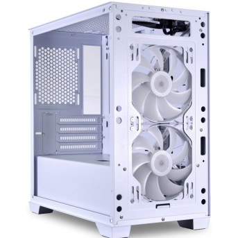 Корпус Lian Li Lancool 205M Mesh m-ATX/<wbr>mITX G99.OE744MS.10 Snow - Metoo (2)