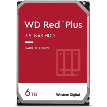 Жесткий диск для NAS систем HDD 6Tb Western Digital RED SATA 6Gb/<wbr>s 3.5" 256Mb 5400rpm WD60EFPX - Metoo (1)