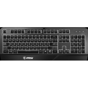 Игровая Клавиатура MSI Vigor GK20, 108 клавиш, RGB SHOW, кабель 1,8м, USB2.0 - Metoo (8)