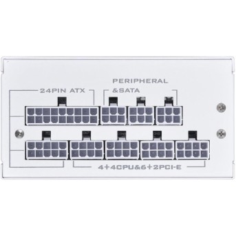 Блок питания Lian Li SP850 850W SFX Modular, 80+ GOLD G89.SP850W.01EU White - Metoo (3)