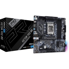 Материнская плата ASRock H670M PRO RS LGA1700 4xDDR4 4xSATA RAID 3xM.2 HDMI DP mATX