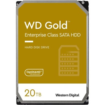 Жесткий диск повышенной надежности HDD 20Tb Western Digital GOLD SATA3 3,5" 7200rpm 512Mb WD201KRYZ - Metoo (1)