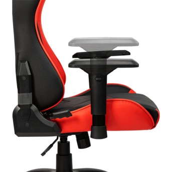 Компьютерное кресло MSI MAG CH120 Сталь / ПВХ кожа / Черно-красное - Metoo (4)