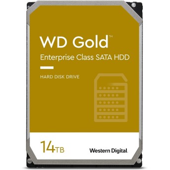 Жесткий диск повышенной надежности HDD 14Tb Western Digital Gold WD141KRYZ SATA3 3,5" 7200rpm 512Mb в Metoo.kz - Metoo (1)