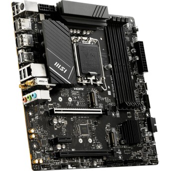 Материнская плата MSI PRO B760M-A WIFI LGA1700 4xDDR5 4xSATA3 RAID 2xM.2 2xHDMI 2xDP mATX - Metoo (3)