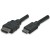 Кабель Manhattan 3D Mini HDMI(M) - HDMI (M) Black 1.8м - Metoo (1)