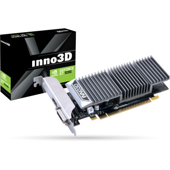 Видеокарта Inno3D GeForce GT1030 2GB GDDR5 LP, 2G GDDR5 64bit DVI HDMI N1030-1SDV-E5BL - Metoo (1)