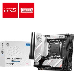 Материнская плата MSI MPG B760I EDGE WIFI LGA1700 2xDDR5 4xSATA3 2xM.2 HDMI DP M-ITX..