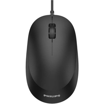 Мышь проводная PHILIPS SPK7207B/<wbr>00 1200 dpi USB2.0, 3 кнопки, Кабель 1.5м, Цвет Черный - Metoo (1)