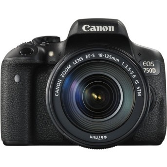 Цифровая фотокамера Canon EOS 750D kit 18-135 IS STM - Metoo (1)