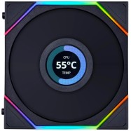 Вентилятор для корпуса Lian Li UNI FAN TL LCD 120 Reverse Blade ARGB 120mm Black 12RTLLCD1B