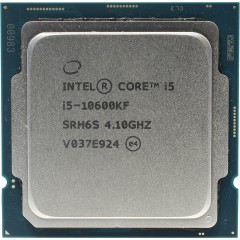 CPU Intel Core i5-10600KF 4,1GHz (4,8GHz) 12Mb 6/<wbr>12 Core Comet Lake 95W FCLGA1200 Tray