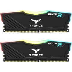 Оперативная память 16GB Kit (2x8GB) 3600MHz DDR4 Team Group DELTA RGB TF3D416G3600HC18JDC01 Black