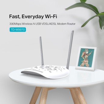 ADSL Модем TP-Link TD-W9970 N300, 100М - Metoo (3)