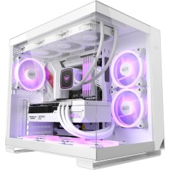 Корпус PCCooler ATX/<wbr>MATX/<wbr>ITX USB3.1 Gen 2 Type-C, USB3.0, USB2.0 White