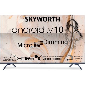 Телевизор 50" SKYWORTH 50G3A LED SMART UltraHD 3840x2160 Голосовое управление ANDROID TV - Metoo (2)