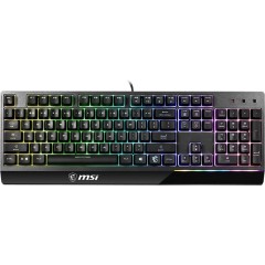 Игровая Клавиатура MSI , 106 клавиш, RGB SHOW, кабель 1,8м, USB2.0