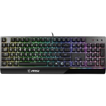 Игровая Клавиатура MSI , 106 клавиш, RGB SHOW, кабель 1,8м, USB2.0 - Metoo (1)