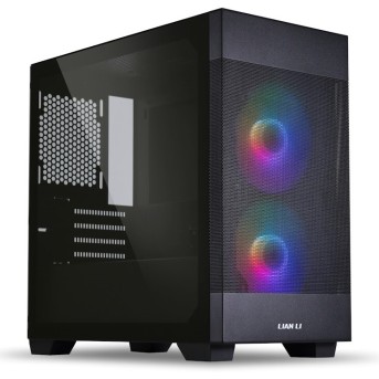 Корпус Lian Li Lancool 205M Mesh m-ATX/<wbr>mITX G99.OE744MX.10 Black - Metoo (2)
