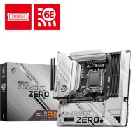 Материнская плата MSI B650M PROJECT ZERO AM5 B650 4xDDR5 4xSATA3 RAID 2xM.2 HDMI DP mATX
