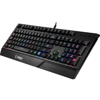 Игровая Клавиатура MSI Vigor GK20, 108 клавиш, RGB SHOW, кабель 1,8м, USB2.0 - Metoo (4)