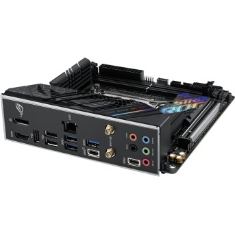 Материнская плата ASUS ROG STRIX B760-I GAMING WIFI LGA1700 2xDDR5 4xSATA3 2xM.2 RAID HDMI DP m-ATX в Metoo.kz - Metoo (2)