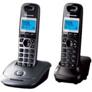 Радиотелефон PANASONIC KX-TG2512 (RU2) Темно-серый металлик/серый лметаллик Доп.трубка в комплекте.