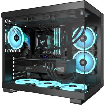 Корпус PCCooler C3T500 ARGB BK ATX/<wbr>MATX/<wbr>ITX USB3.1 Gen 2 Type-C USB3.0 USB2.0 Black - Metoo (7)