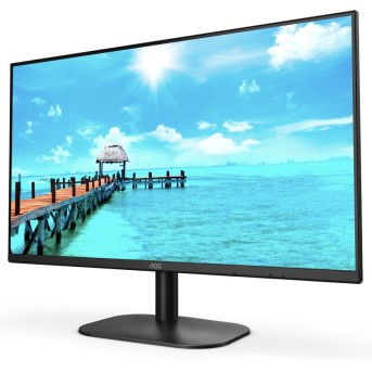 Монитор 27" AOC 27B2QAM/<wbr>01 VA 1920x1080 75Hz 4ms 250 cd/<wbr>m2 4000:1 VGA HDMI DP 2x2W Черный - Metoo (8)