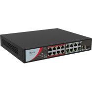 Коммутатор PoE неуправляемый HiLook NS-0318P-130(B) с 16 портами Fast Ethernet