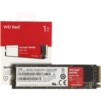Твердотельный накопитель 1000GB SSD WD RED SN700 NVMe M.2 PCI-E R3430Mb/<wbr>s, W3000MB/<wbr>s WDS100T1R0C - Metoo (3)