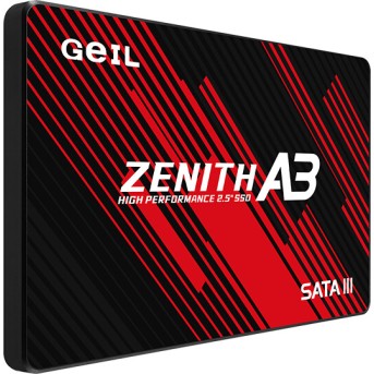 Твердотельный накопитель 500GB SSD GEIL A3AC16D500A ZENITH А3 2.5” SATA R500 W450MB/<wbr>s GZ25A3-500G - Metoo (2)