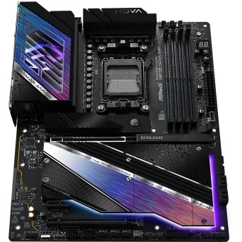 Материнская плата ASRock X870E NOVA WIFI AM5 4xDDR5 4xSATA3 4xM.2 1xHDMI 2xType-C ATX - Metoo (3)