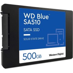Твердотельный накопитель 500GB SSD WD BLUE SA510 2.5” SATA3 R555Мб/<wbr>с W440Мб/<wbr>с WDS500G3B0A