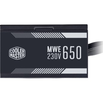 Блок питания CoolerMaster MWE 650 WHITE 650W 240V Active PFC, КПД >85% MPE-6501-ACABW - Metoo (6)