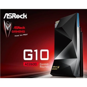 Игровой роутер ASRock G10 Gaming Router 802.11a 2.4GHz: 800Mbps 5GHz G10/<wbr>RT/<wbr>WH/<wbr>EU/<wbr>BLACK/<wbr>ASR - Metoo (1)