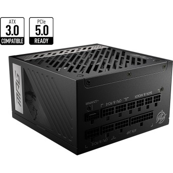 Блок питания MSI MPG A1000G PCIE5, 1000W, Active PFC, 80+ GOLD, Full Modular, MPG A1000G PCIE5 - Metoo (5)